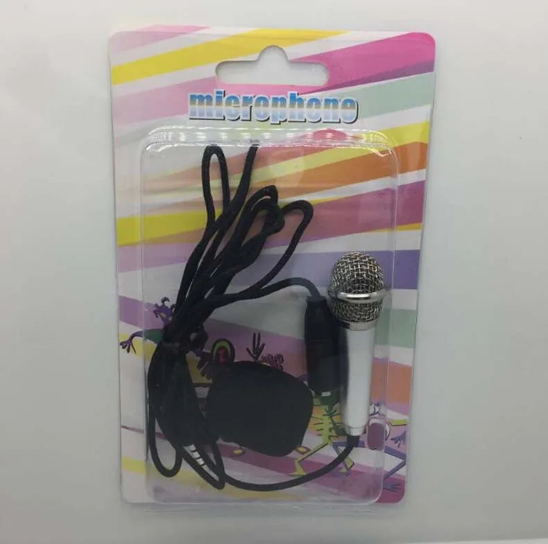 T3 mini condenser microphone with 3.5mm connector for Android phones in blue, gold, red, and silver colours