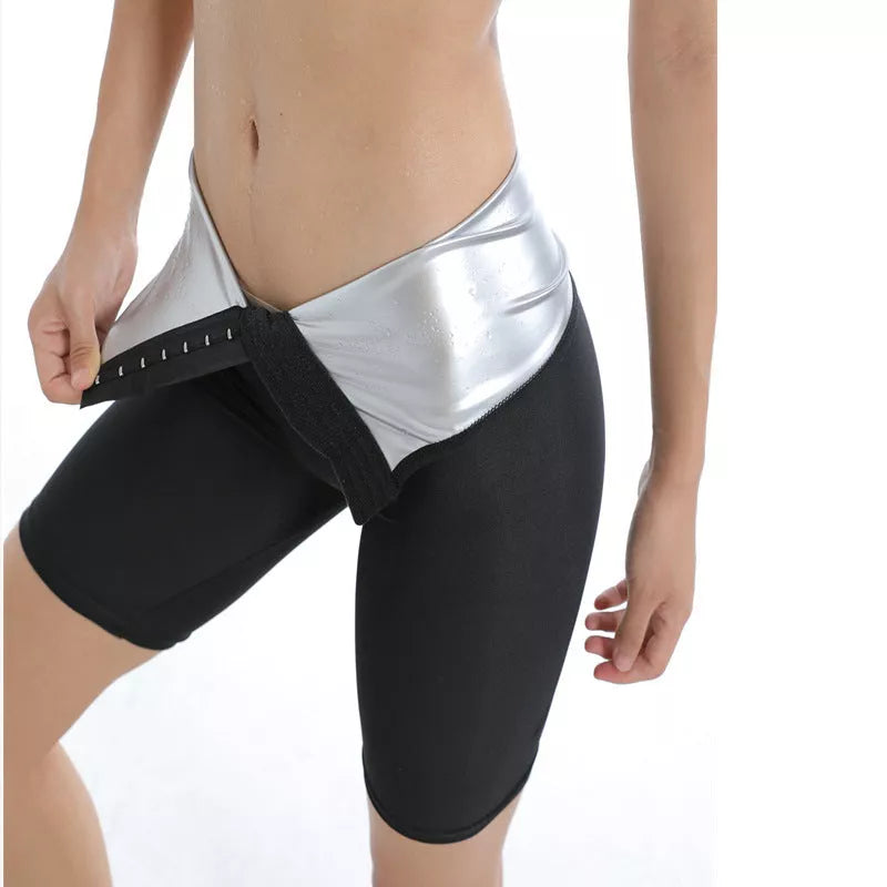 Women's high-waisted fitness pants in milk silk fabric for workouts