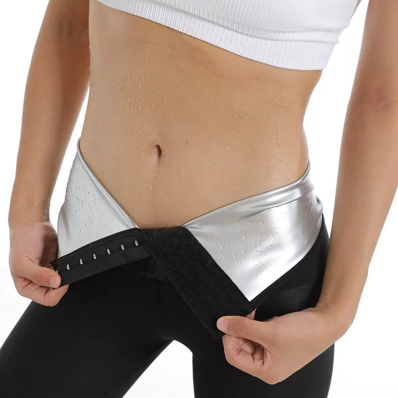 Women's high-waisted fitness pants in milk silk fabric for workouts