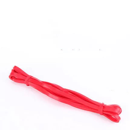 Elastic resistance band for full-body workouts, available in multiple resistance levels