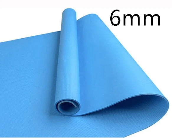 EVA Fitness Composite Yoga Mat in various colors with anti-slip surface