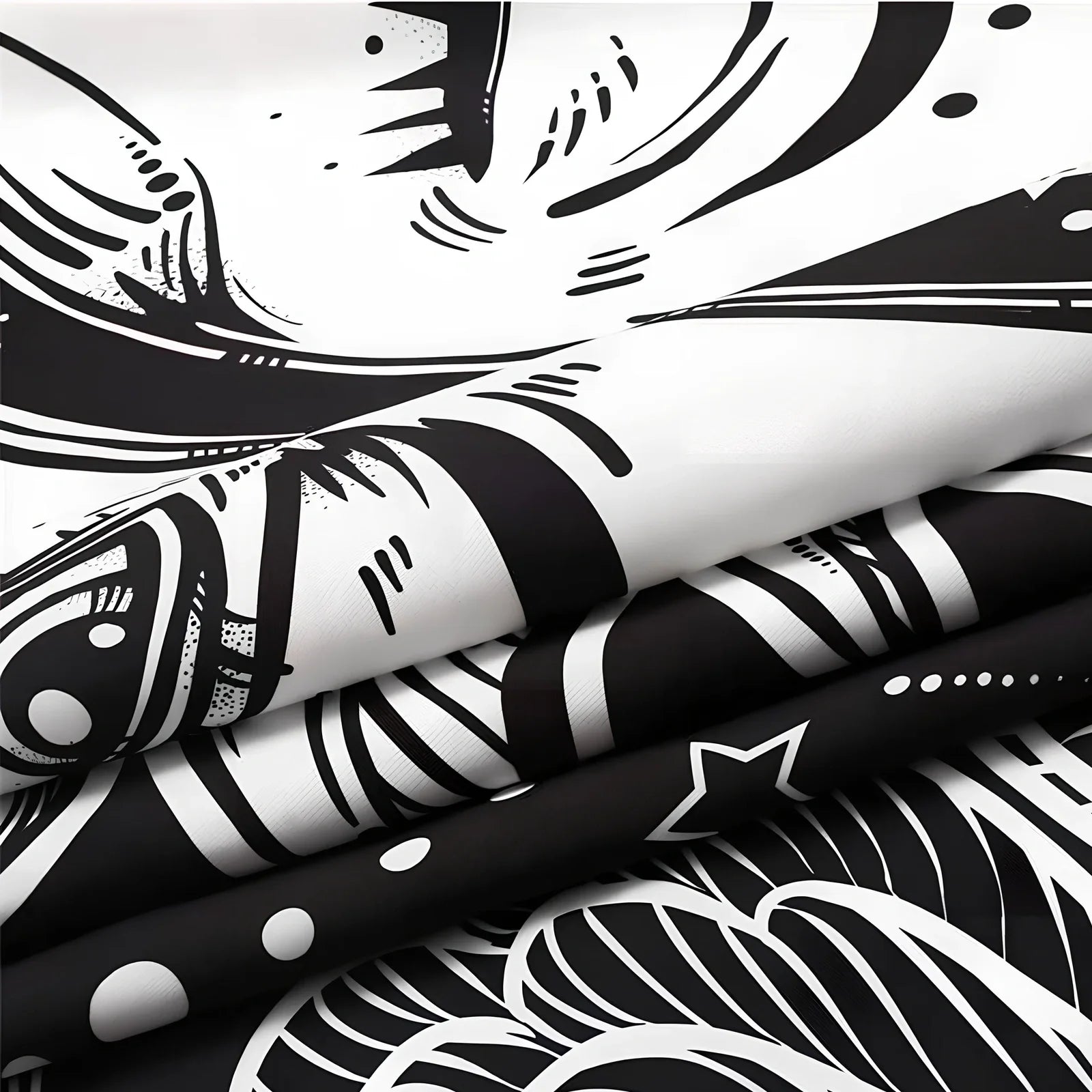 European-style geometric abstraction Halloween polyester tapestry, 200x150cm square hanging with machine-woven patterns