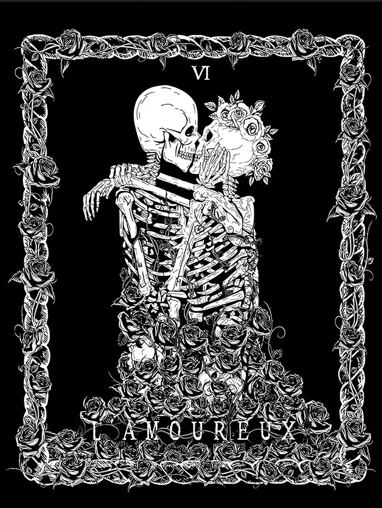 European-style geometric abstraction Halloween polyester tapestry, 200x150cm square hanging with machine-woven patterns