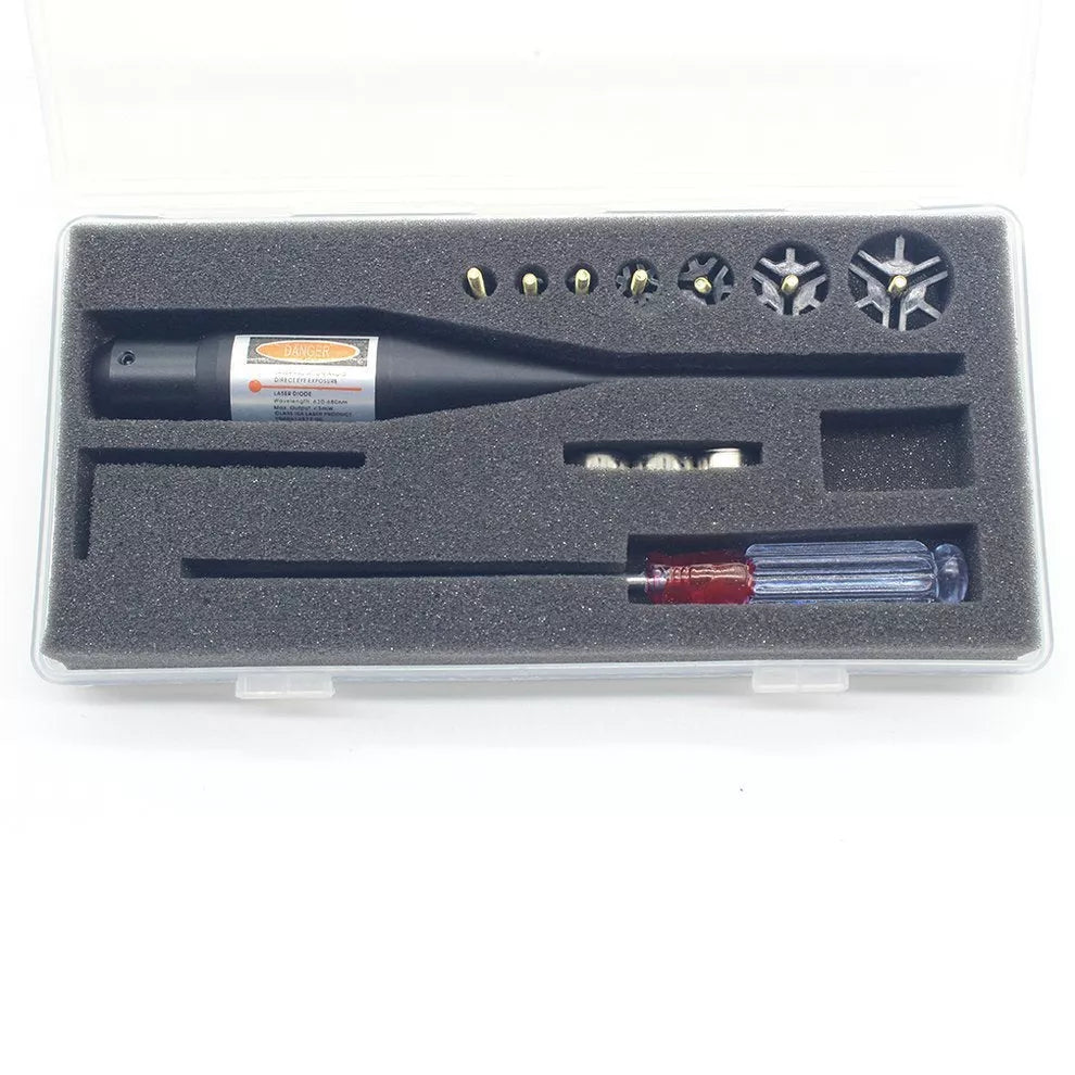 Red Laser Calibrator Set with high-strength aluminum alloy body and precise 5mW laser