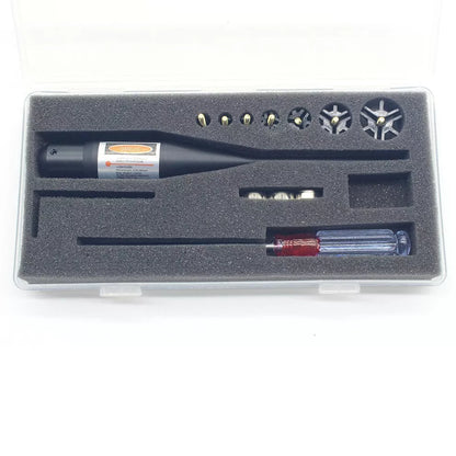 Red Laser Calibrator Set with high-strength aluminum alloy body and precise 5mW laser