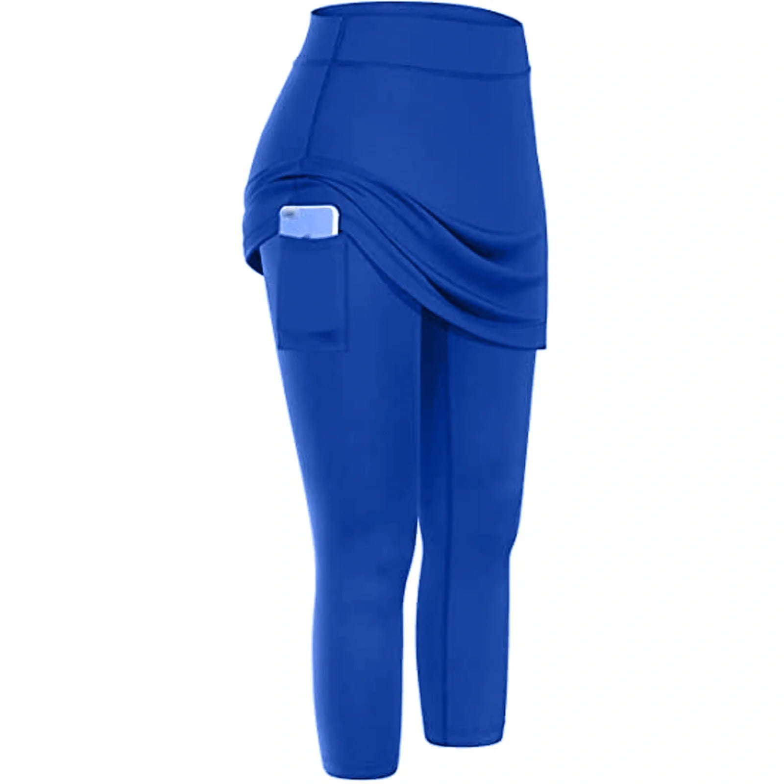 Women's tennis skirted leggings with pockets in various colors