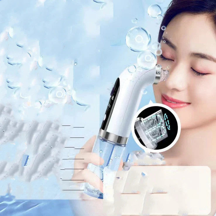 Electric Vacuum Blackhead Acne Pore Cleaner with 6 replaceable probes for customized skincare