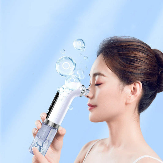 Electric Vacuum Blackhead Acne Pore Cleaner with 6 replaceable probes for customized skincare