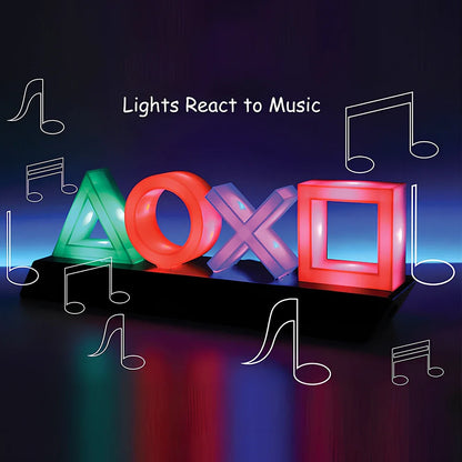 E-Sports game music atmosphere night light with colourful LED lighting and compact 300mm design