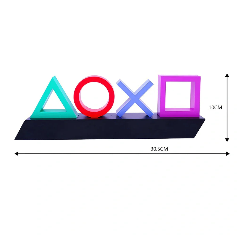 E-Sports game music atmosphere night light with colourful LED lighting and compact 300mm design