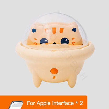 DuoXin Spaceship Cute Pet Portable Charger with cute cat design