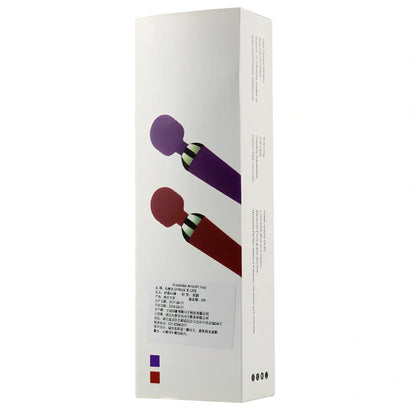 Pink electric AV vibrator with automatic thrusting mechanism, 200mm length