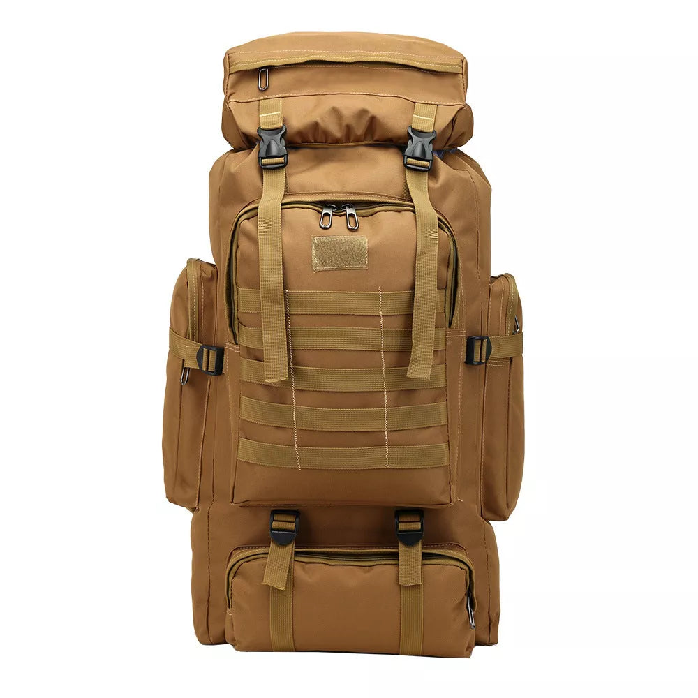 Durable Oxford Cloth Large Capacity Outdoor Sports Mountaineering Bag in camouflage pattern