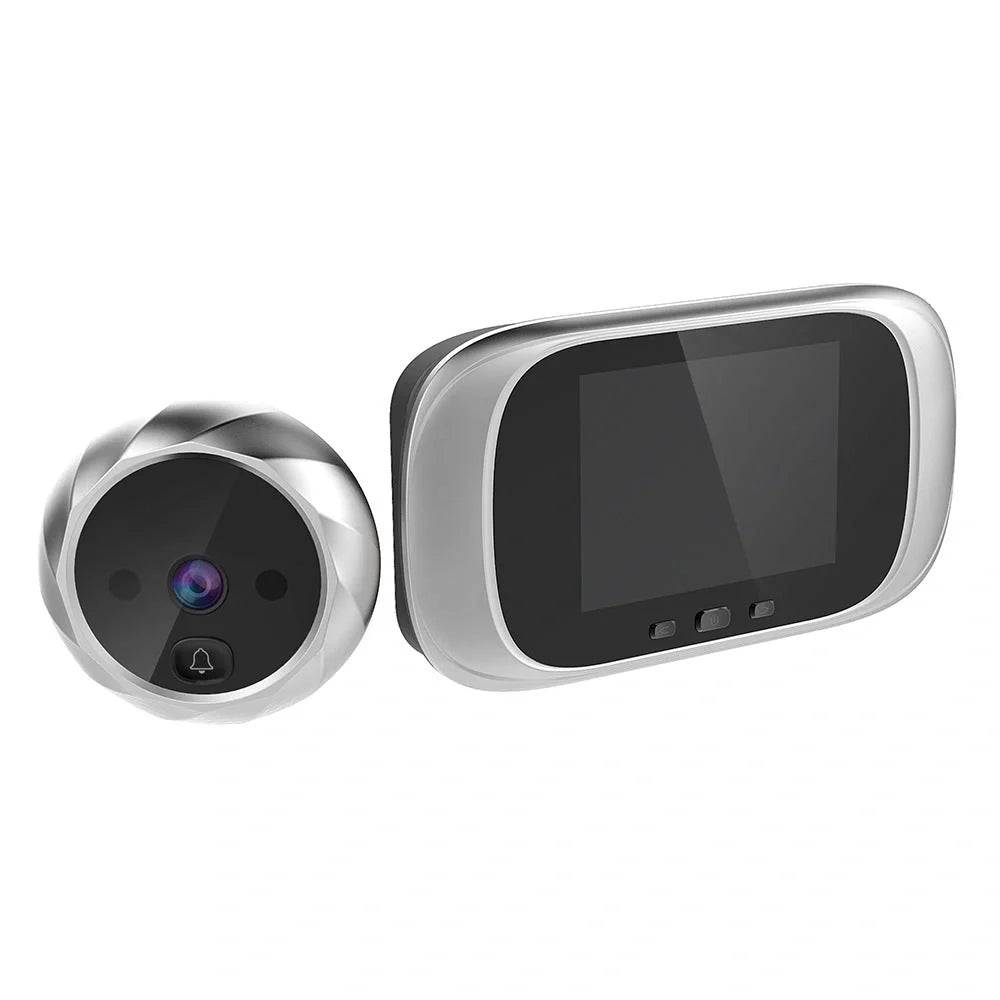 Intelligent Visual Cat Eye Electronic Door Mirror with 2.8-inch TFT LCD screen and infrared night vision