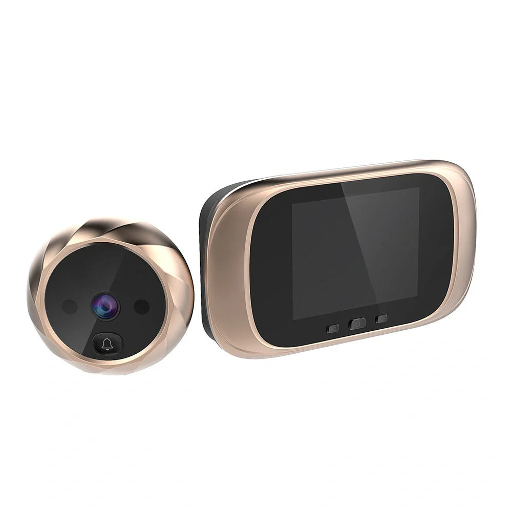 Intelligent Visual Cat Eye Electronic Door Mirror with 2.8-inch TFT LCD screen and infrared night vision