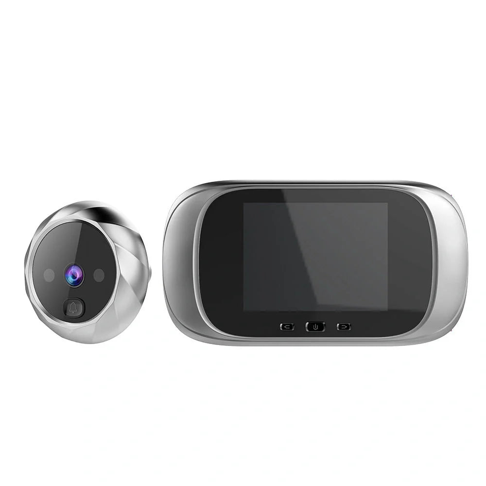 Intelligent Visual Cat Eye Electronic Door Mirror with 2.8-inch TFT LCD screen and infrared night vision