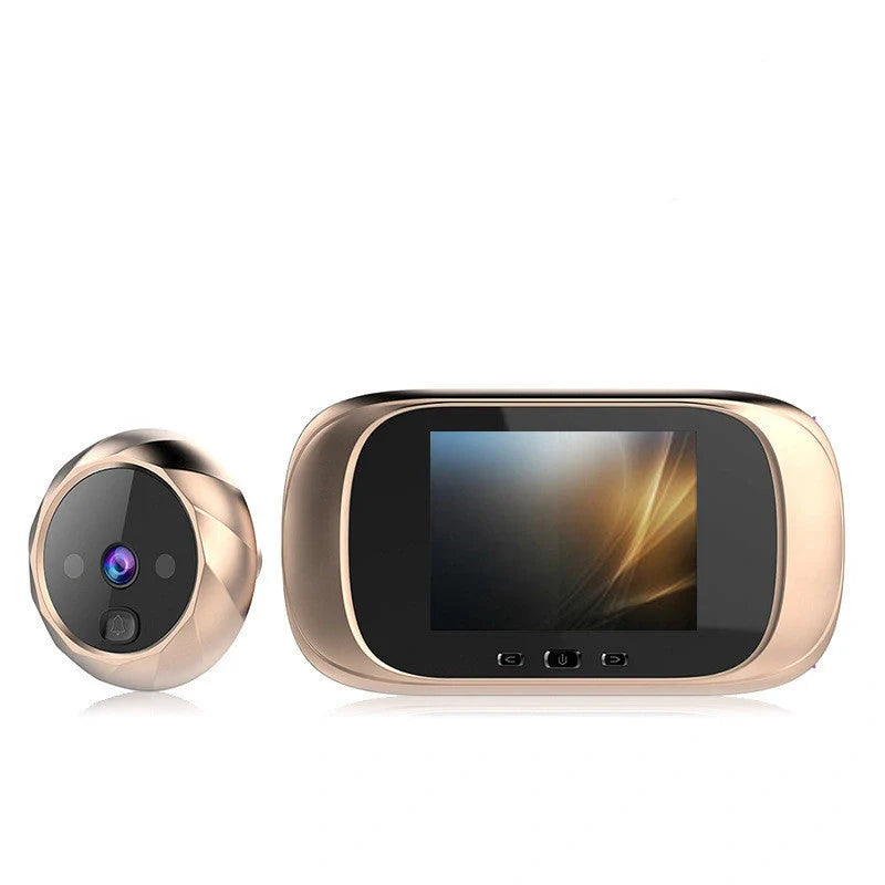 Intelligent Visual Cat Eye Electronic Door Mirror with 2.8-inch TFT LCD screen and infrared night vision