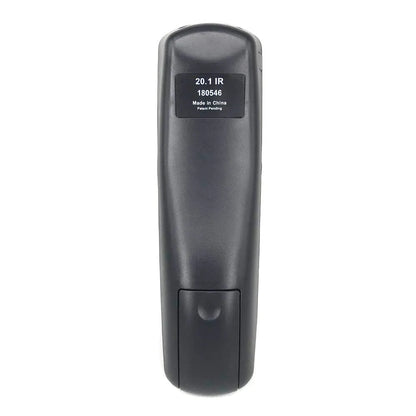 Black DISH Network universal remote control with flat design, compatible with satellite receiver code 20.1