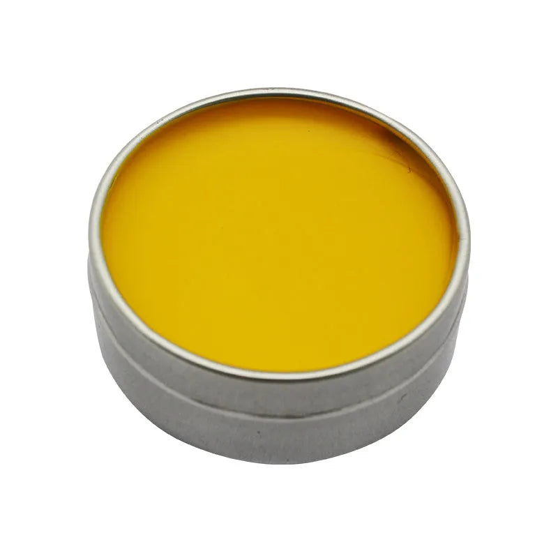 Set of 12 rectangular face paint cakes in assorted colours including black, red, gold, silver, blue, and green.