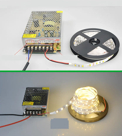 2835 LED light strip with 120 lights per metre for supermarket shelf illumination