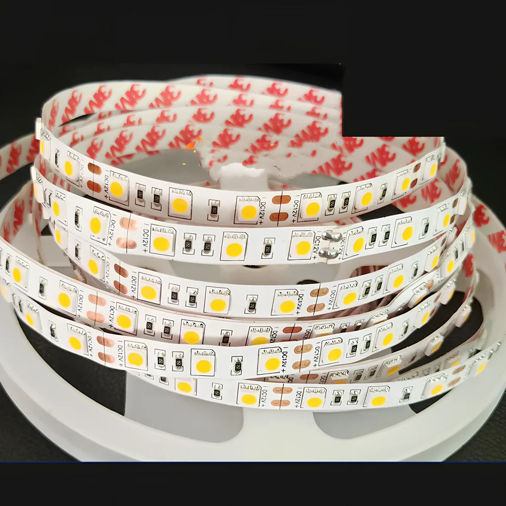 2835 LED light strip with 120 lights per metre for supermarket shelf illumination