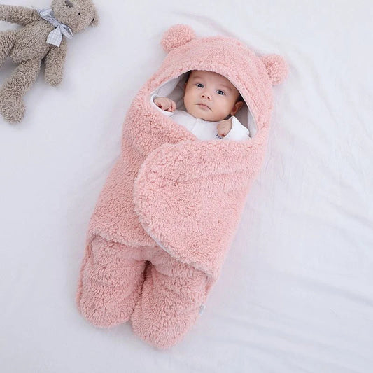 Cozy Winter Baby Quilt with Anti-Shock Design in various colors