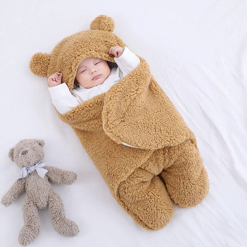Cozy Winter Baby Quilt with Anti-Shock Design in various colors