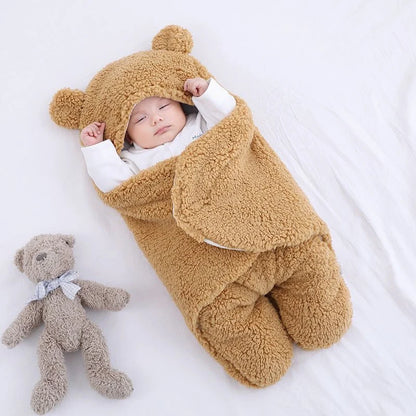 Cozy Winter Baby Quilt with Anti-Shock Design in various colors