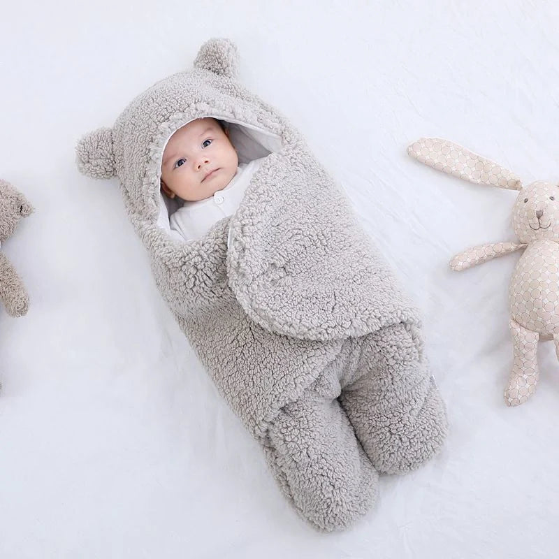 Cozy Winter Baby Quilt with Anti-Shock Design in various colors