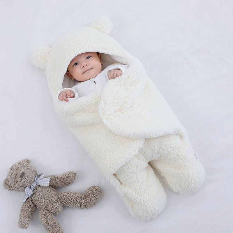 Cozy Winter Baby Quilt with Anti-Shock Design in various colors