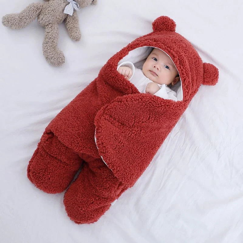 Cozy Winter Baby Quilt with Anti-Shock Design in various colors