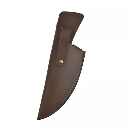 Hand forged boning knife with walnut handle and 5Cr15MoV steel blade