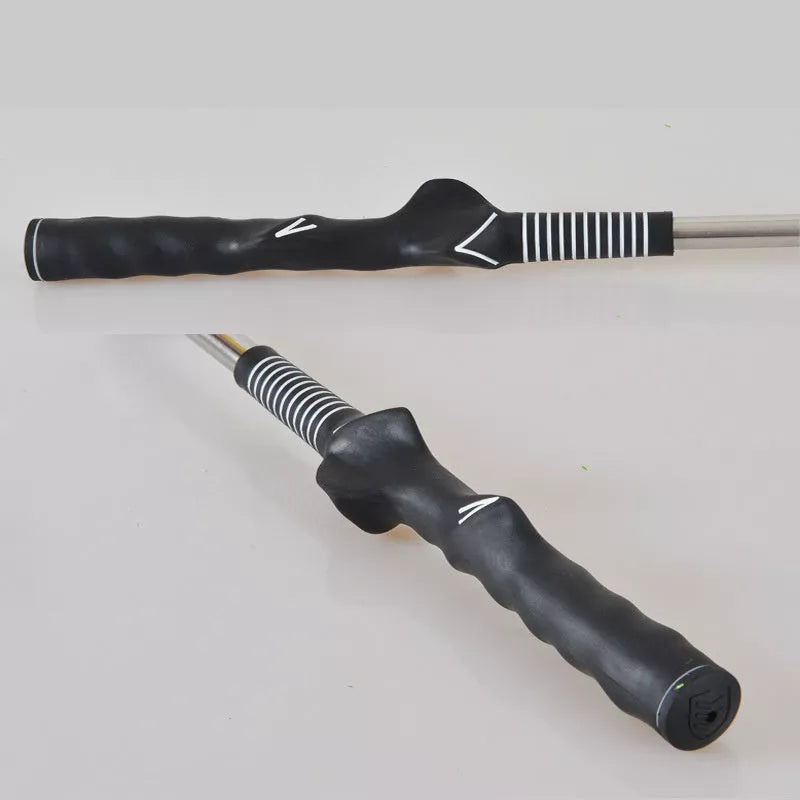 Adjustable Golf Telescopic Swing Trainer Vocal Stick with rubber grip and steel shaft