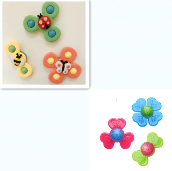 Kids insect spinner rattle bath toy for toddlers, durable and waterproof