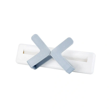 Durable ABS wall shelf for cutting boards and kitchen utensils in white, yellow, and green