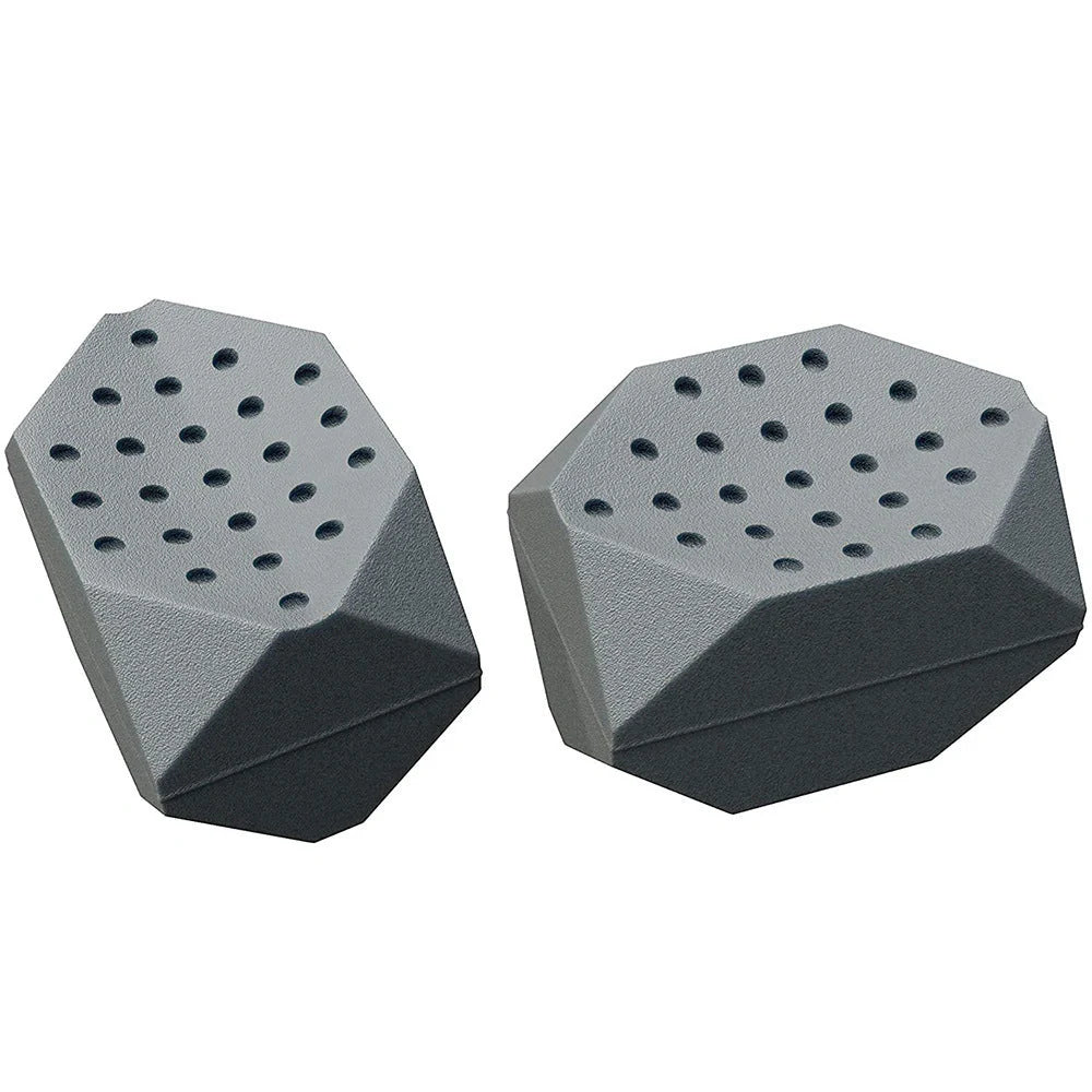 Compact Jaw Training Device in grey, black, and white, made from safe food-grade silicone for daily facial muscle training.