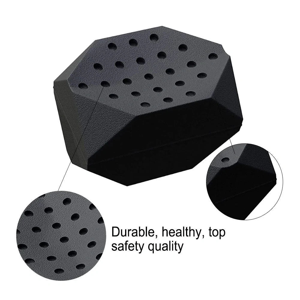 Compact Jaw Training Device in grey, black, and white, made from safe food-grade silicone for daily facial muscle training.