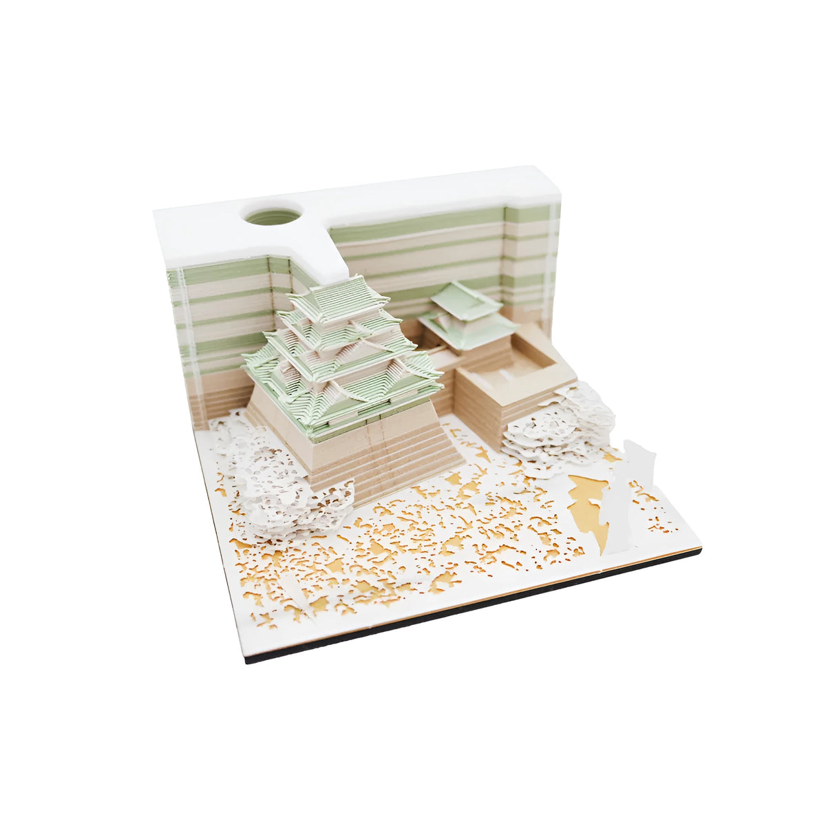 Spirited Away Nagoya Tianshou Tower three-dimensional paper architectural model