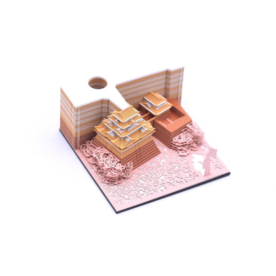 Spirited Away Nagoya Tianshou Tower three-dimensional paper architectural model