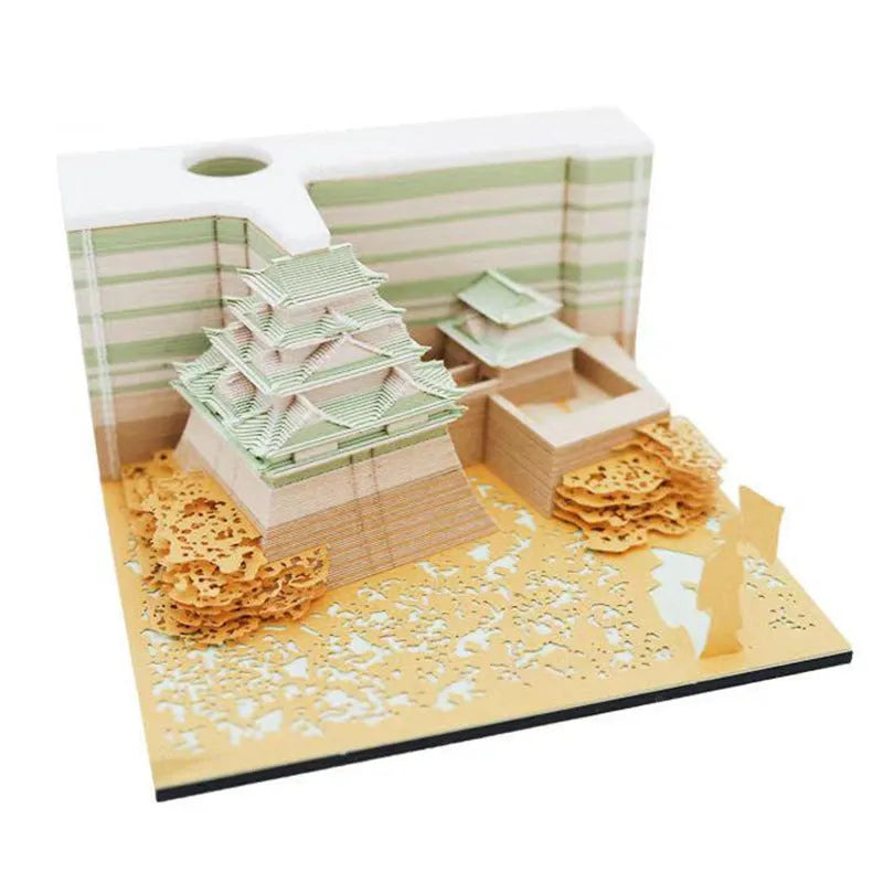 Spirited Away Nagoya Tianshou Tower three-dimensional paper architectural model