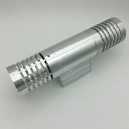 Double head wall lamp with aviation aluminium construction measuring 240x90x65mm with multiple colour LED options