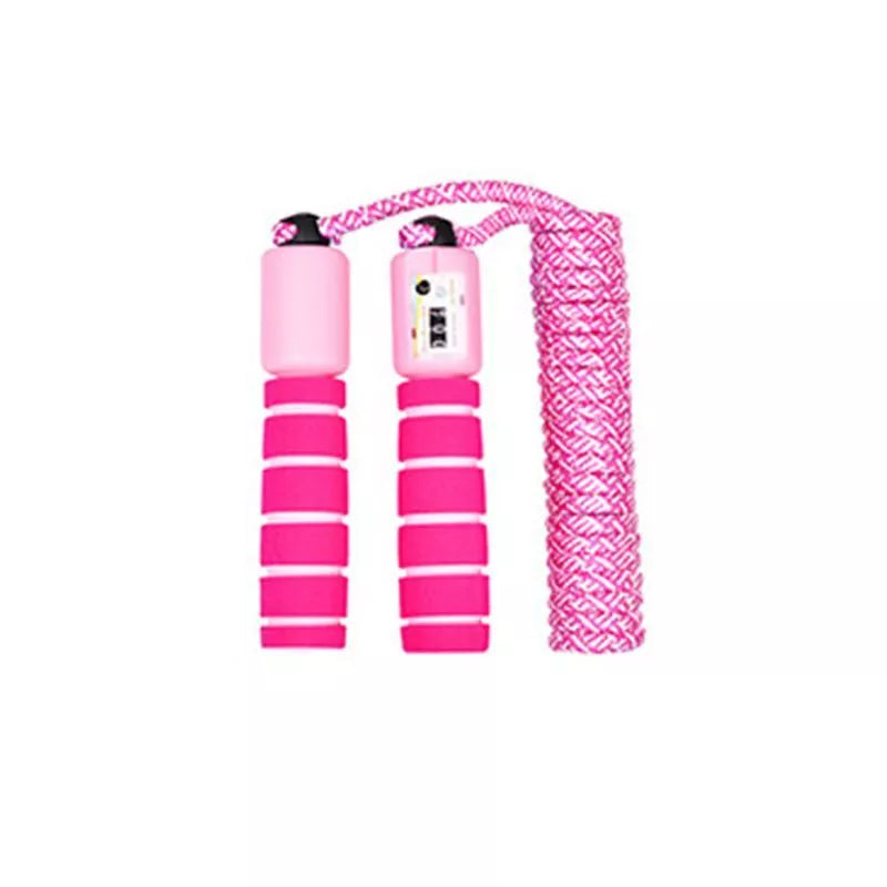 Children's colorful counting skipping rope with built-in jump counter