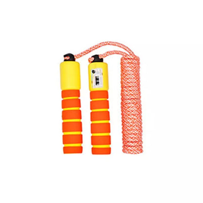 Children's colorful counting skipping rope with built-in jump counter