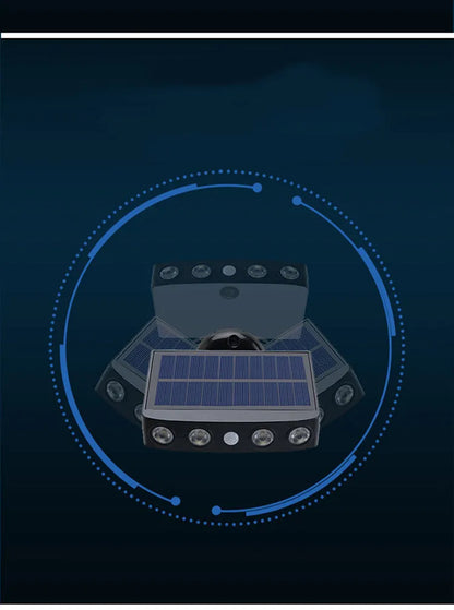 Black induction security wall lamp with sensor for garden villa outdoor lighting