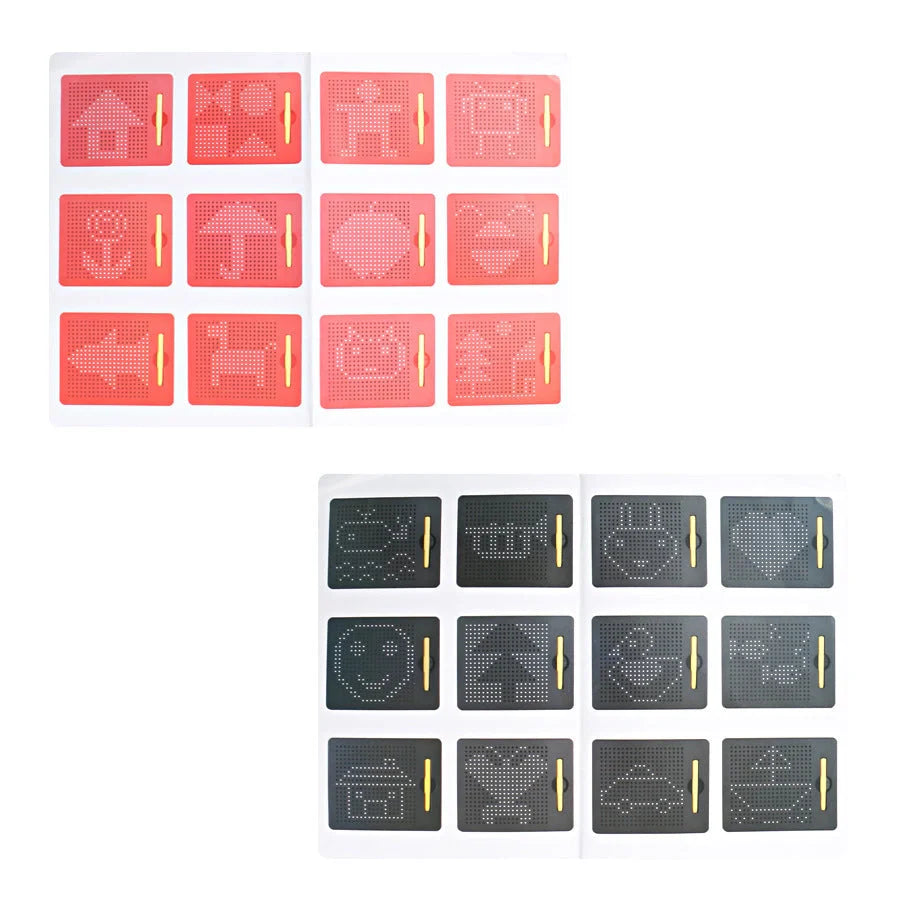 HS-WBS-777 magnetic drawing board with steel beads for kids creative play