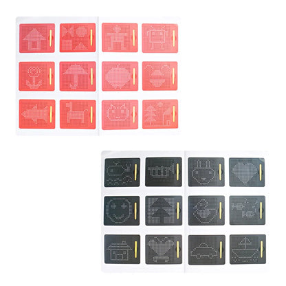 HS-WBS-777 magnetic drawing board with steel beads for kids creative play