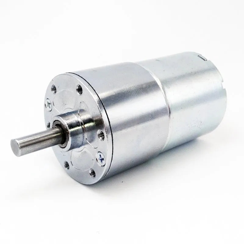 GA37RG DC gear motor with 37mm gearbox and 6mm output shaft for industrial applications
