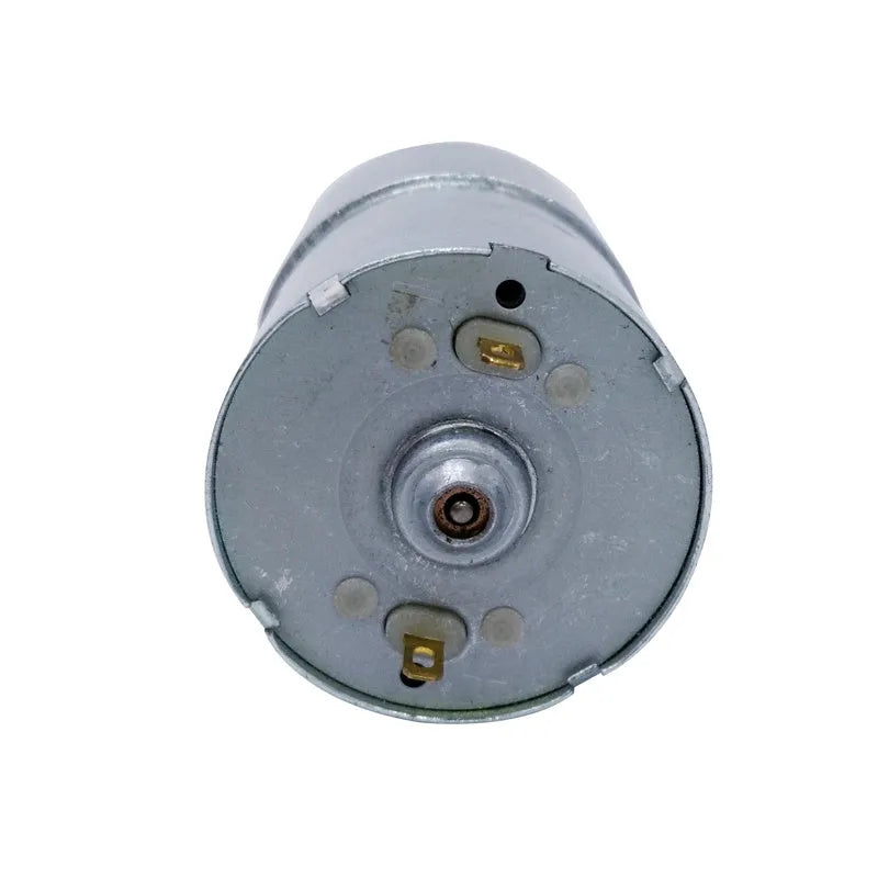 DC gear motor GA37RG with 37mm gearbox diameter and 6mm output shaft, available in 12V and 24V voltages with rotation speeds from 2.5 RPM to 45 RPM for industrial automation, robotics, and machinery applications
