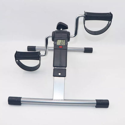 Mini Bike Fashion Counting Leg Trainer in black, compact home fitness equipment