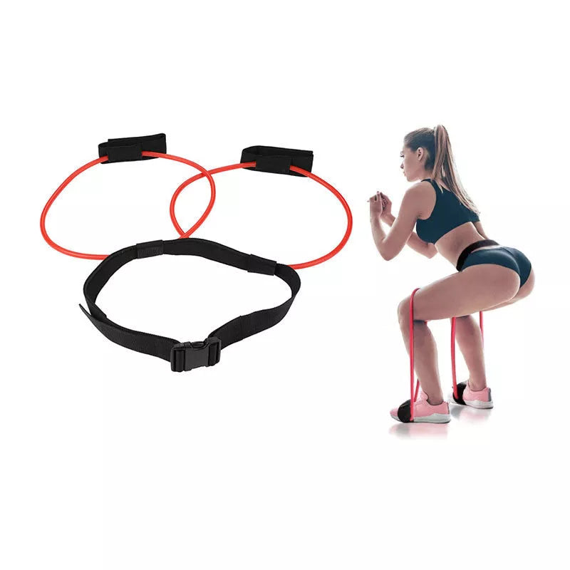 Adjustable waist booster and leg swimming training belt for home fitness